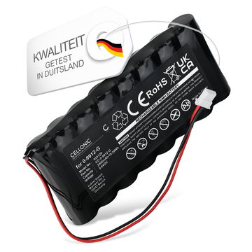 Batterij voor Visonic Powermax Pro, GP180AAH8BMX 2000mAh van CELLONIC