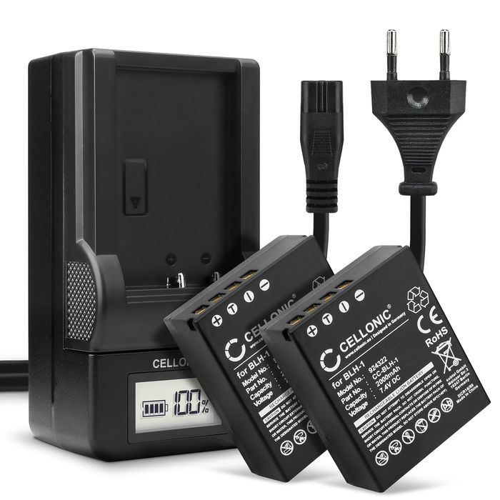 2x Olympus OM-D E-M1X Accu Batterij