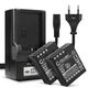 2x Battery (2000mAh, 7.4V) + Charger