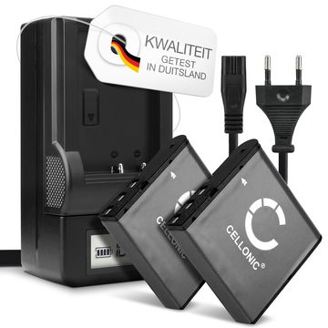 2x LB-060 accu + oplader voor Kodak PIX PRO AZ421 AZ422 AZ528 AZ525 digitale camera - 950mAh reserve batterij met oplaadapparaat met scherm