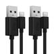 2x Datakabel USB-C (Type-C) naar USB A, 1m