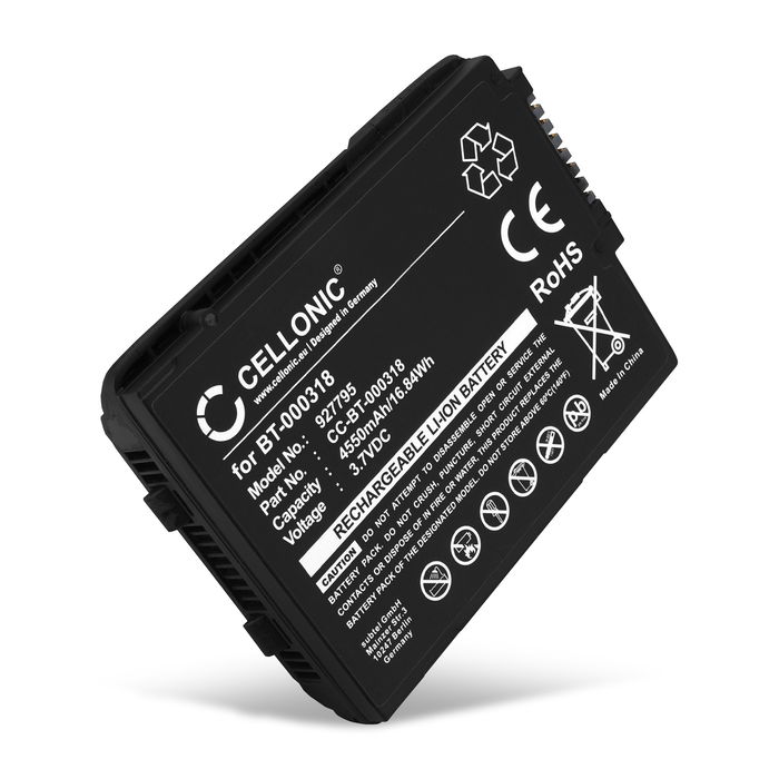 Batterij voor Motorola TC70, TC75 BT-000318, 82-171249-01, 82-171249-02 (4550mAh, 3.7V) van CELLONIC