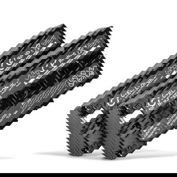 2 x 7.2V -7.4V vervangende accu NP-F550, NP-F750, NP-F330 Sony DSR-PD150, HDR-FX7, HDR-FX1, HDR-FX1000, GV-HD700, DSR-PD170, GV-HD700E videocamera - 2600mAh