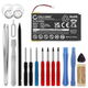 1x Accu PR-285083 1500mAh + Schroevendraaier-set