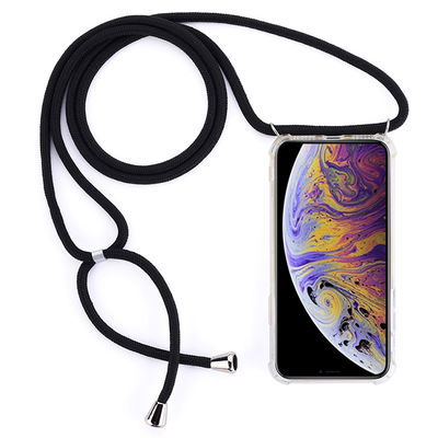 Smartphone Ketting voor Apple iPhone 11 Pro Max - Siliconen, Transparant Tasje, Zakje, Zak, Hoesje