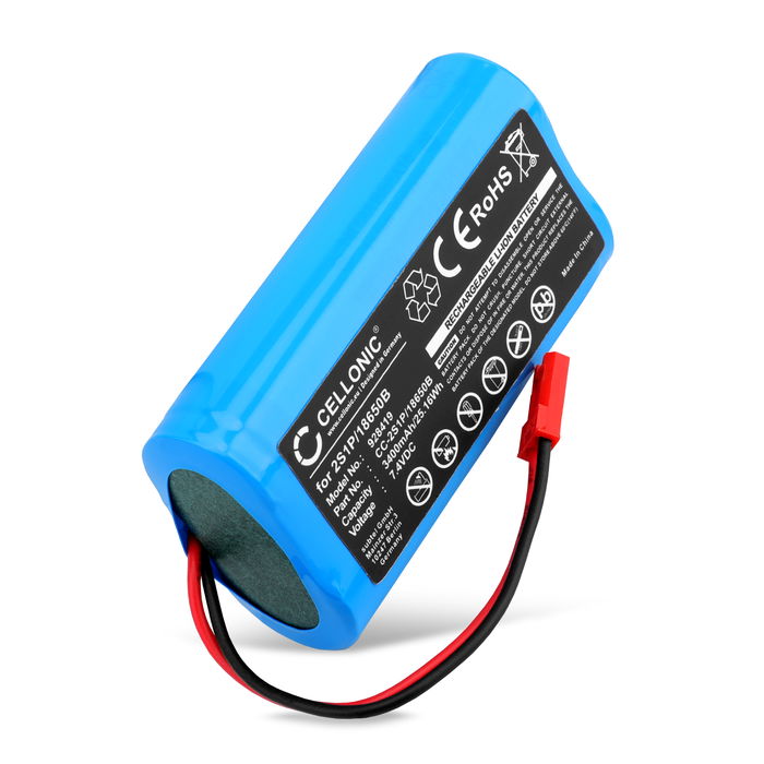 Accu voor Arizer Solo 1 / Solo 2 2S1P/18650B (3400mAh, 7.4V) van CELLONIC