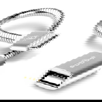 USB OTG-kabel voor SHIFT 6m / 5me - OTG-adapter USB C Type C stekker naar USB A aansluiting - connector on-the-go adapterkabel zilver