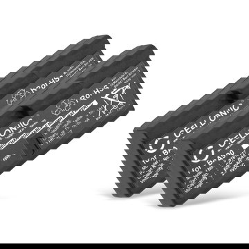 2x BA90, BA 90, E 180 batterij voor headset Sennheiser Audioport A1, HDE, HDI, RI, E90 Set90, E180 Set180 - 60mAh vervangende accu koptelefoon