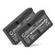 2x Accu BA90, BA 90, E 180 60mAh