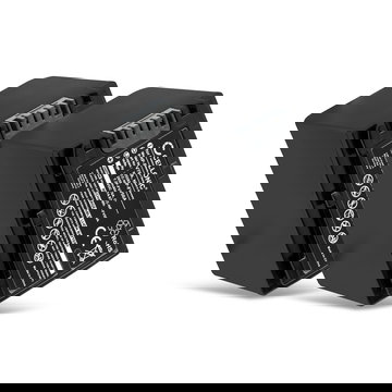 2x NP-FV50 Battery for Sony FDR-AX100 FDR-AX53 FDR-AX700 HXR-NX80 HDR-CX625 CX450 CX900 CX680 HDR-PJ675 NEX-VG20 2050mAh Camera Battery Replacement