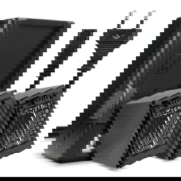 2x Batterij VW-VBD58 VW-VBD29 + Oplader voor Panasonic HC-X1 HC-X1000 HC-MDH3 van CELLONIC