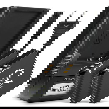 2x LB-080 Camera Battery + Charger Set for Kodak PIXPRO SP360, SP360 4K, SP1, SP1 HD, Orbit360 4K, PlaySport Zx5, LB-080 1100mAh Replacement Battery LCD Smart Charger