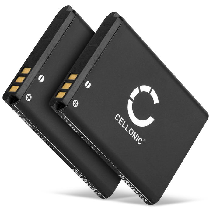 2x Rollei 10050 Accu Batterij 890mAh van CELLONIC