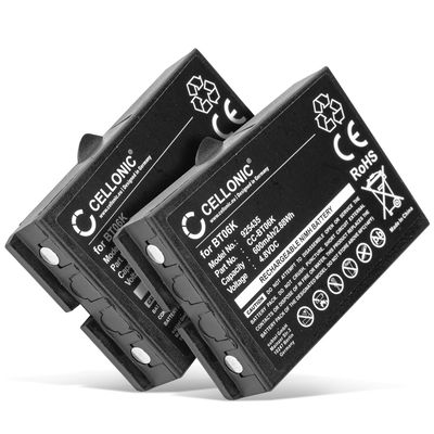 2 x 4.8V vervangende batterij Ikusi Type BT06K  - wisselaccu voor Ikusi TM70, T70-1, T70-2 afstandsbediening - industriële remote accu voor autokranen, lieren