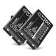 2x Accu BT06K 600mAh