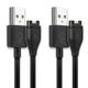 2x Datakabel Smartwatch Connector naar USB A, 1m