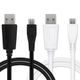 2x Datakabel Micro USB naar USB A, 1m