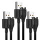 3x Datakabel Smartwatch Connector naar USB A, 1m