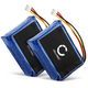 2x Accu 104050-2S, 2ICP11/41/54 2500mAh
