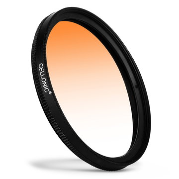 Kleurverloopfilter Gradient filter Oranje voor Panasonic Leica / Lumix Ø 62mm