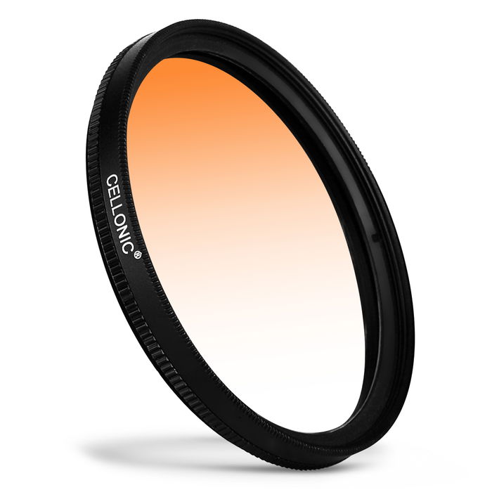 Kleurverloopfilter Gradient filter Oranje voor Pentax smc Ø 62mm