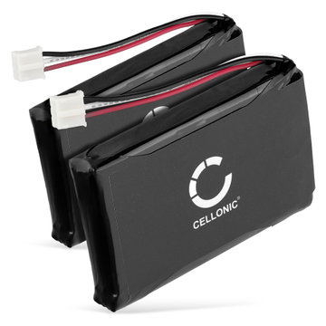 2x Batterij compatibel met Safescan 6185 - 131-0477, LB-205 1200mAh vervangende accu reservebatterij extra energie
