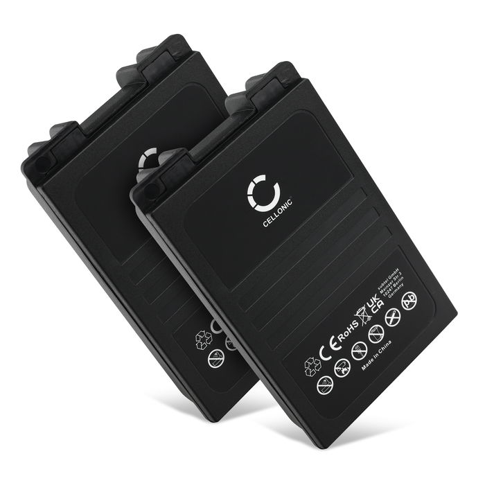 2x Accu voor Autec CB71.F, FUA10, UTX97 transmitter MH0707L, NC0707L (2000mAh, 7.2V) van CELLONIC