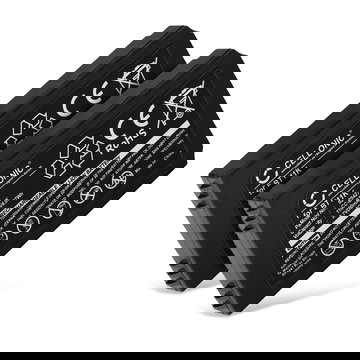 2x Battery for Ikusi IK2, PUPITRE IK2, Ikusi T70/2, Konecranes Mini Joystick Radio RMJ BT11K (1100mAh, 3.7V) from CELLONIC