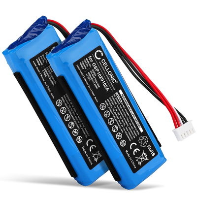 2x Batterij voor JBL Charge 3 (2016) 6000mAh van CELLONIC