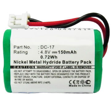 Batterij compatibel met Kinetic MH120AAAL4GC - 150mAh vervangende accu reservebatterij extra energie