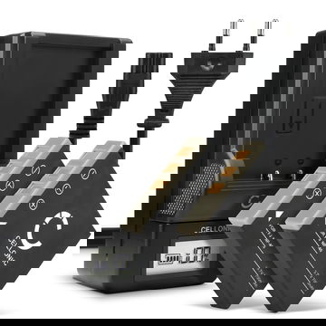 2x Accu voor Samsung DigiMax i5 i50 MP3 i6 PMP i70 i70S L50 L60 L70 L700 L700s L73 L80 NV7 OPS NV3 NV5 camera - SLB-0737 SLB-0837 700mAh + Oplader Vervangende batterij fototoeste, oplader, oplaadkabel