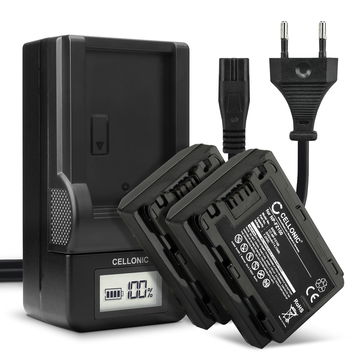 2x Accu voor Sony A7 IV, Alpha 7C, A6600, 7S III, Alpha 1, Sony A9, A7R III, Alpha 7R V camera - NP-FZ100 2040mAh + Oplader BC-QZ1 Vervangende batterij fototoeste, oplader, oplaadkabel