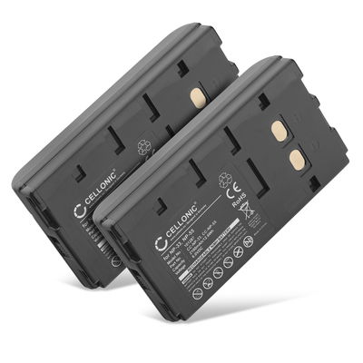 2x Batterij voor Sony M9, 380, TR2000, EB55, V900, V90, V5000, TR55, FX300, TR350, NP33, NP55 2100mAh van CELLONIC