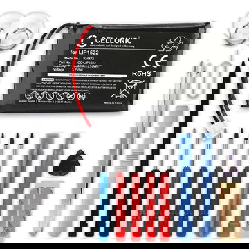 Batterij voor Sony PlayStation 4 Dualshock 4 Wireless Controller (Version 2) 1000mAh + Schroevendraaier-set van CELLONIC