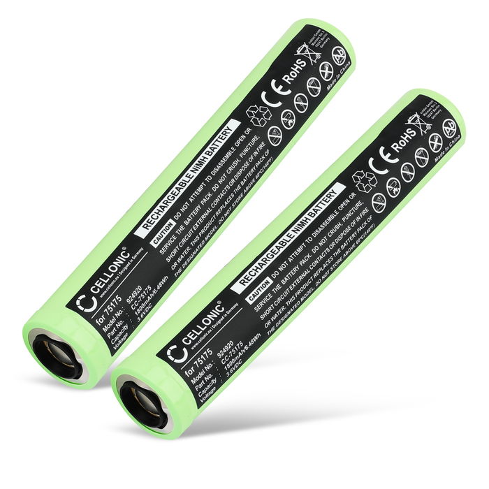 2x Streamlight 75175 Accu Batterij 1800mAh van subtel