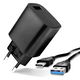 Netlader USB-C (lange stekker) 5V, 15W