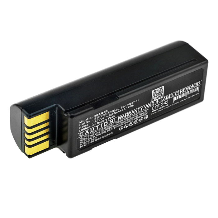 Batterij voor Zebra DS3678, LI3678, DS3600, LI3600, LS3678, LS3600, DS3678-HD 2D 82-166537-01, BTRY-36IAB0E-00 (2200mAh, 3.7V) van CELLONIC