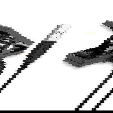 USB Kabel compatibel met Garmin Approach G10, S20 / Forerunner 30, 230, 235, 645, 645 Music, 735XT / vivomove HR - Oplaadkabel 1A Laad Snoer Datakabel zwart smartwatch