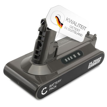 Accu voor Dyson V10, Cyclone V10, V10 Absolute, V10 Animal, V10 Origin, V10 Extra, Dyson SV12, SV27 3000mAh - Alleen geschikt voor type B - Batterij met schroeven - van CELLONIC