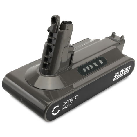 Accu voor Dyson V10, Cyclone V10, V10 Absolute, V10 Animal, V10 Origin, V10 Extra, Dyson SV12, SV27 SV12,206340, 969352-02 (3000mAh, 25.2V) van CELLONIC