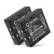 2x Accu HE520, HT-02, FBH900, 68300530 600mAh