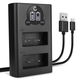 Dubbele acculader BC-W126 + USB Kabel