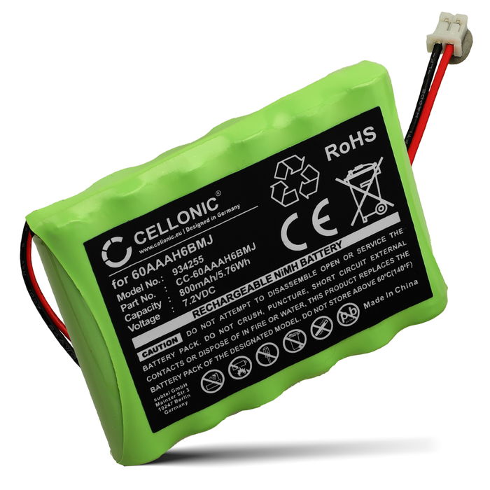vervangende batterij voor Yale HSA6410 / Easy Al / Easy Fit / Easy EF - 60AAAH6BMJ,802306063H 800mAh vervangende accu alarmsysteem, camera, thermostaat