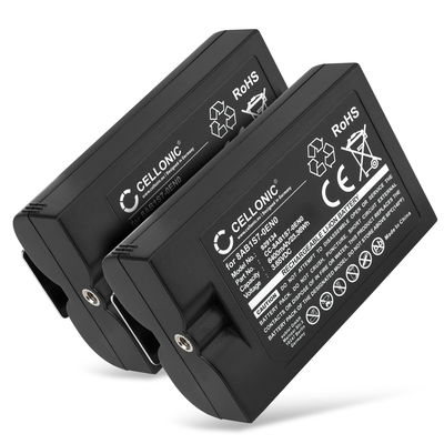 2x Batterij voor Ring Intercom, Ring Stick Up Cam, Ring Spotlight Cam, Ring Video Doorbell 2 6400mAh van CELLONIC