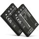 2x Accu voor Traveler HD 10X, 10XI; Maginon DC-5300; DC-5390 NP-60 (1180mAh)