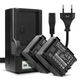 2x Accu BP-807 BP-809 BP-819 BP-827 890mAh + Oplader