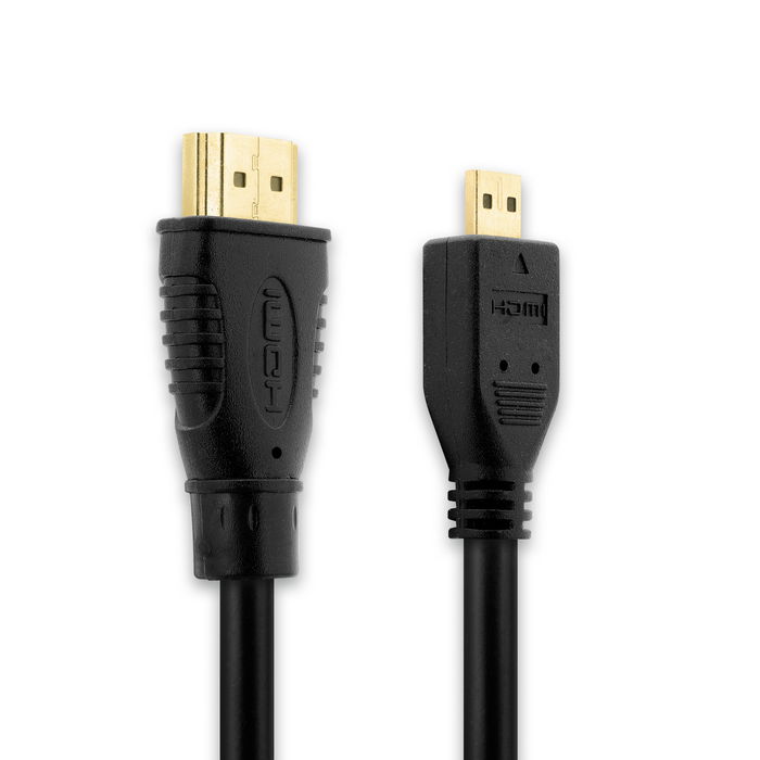 Micro HDMI Type D Kabel voor Rollei Actioncam S-30 WiFi TV, DVD, Blu-Ray, Camera, Monitor - 3m Micro HDMI Type D naar HDMI Standard (Type A)