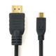 HDMI-kabel, Micro HDMI Type D / HDMI Standard (Type A), 1.5m