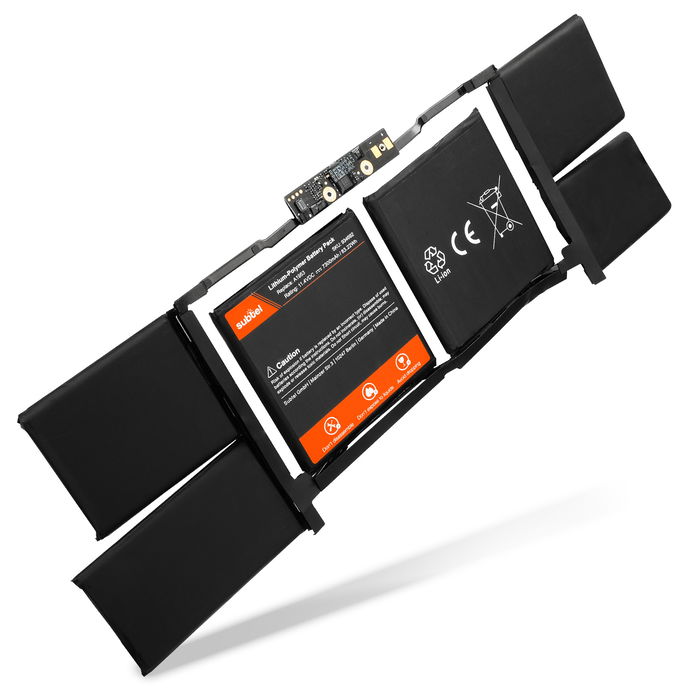 Batterij voor Apple Macbook Pro 15 Touch - A1990 (Mid 2018 / 2019) Laptop - 7300mAh 11.4V