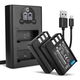 2x Accu EN-EL9 1000mAh + Dubbele Oplader